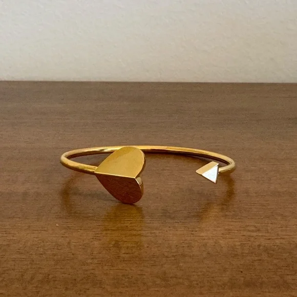 Kate Spade Gold Heritage Heart Cuff - Picture 4 of 7